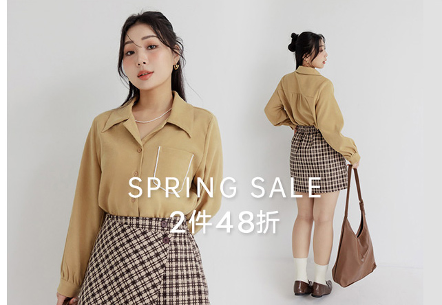 SPRING SALE  任2件48折