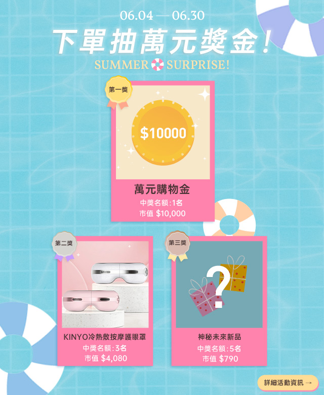 下單抽萬元獎金