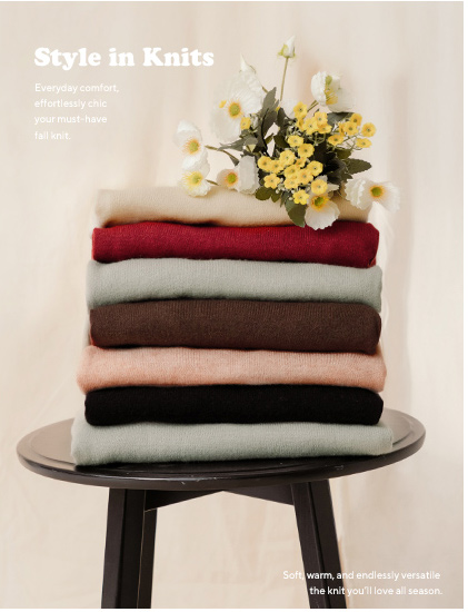 溫暖針織日常｜療癒百搭首選