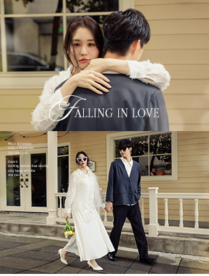 秋日微風下的輕婚紗故事