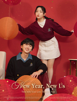 可愛情侶同款！過年出遊一起穿